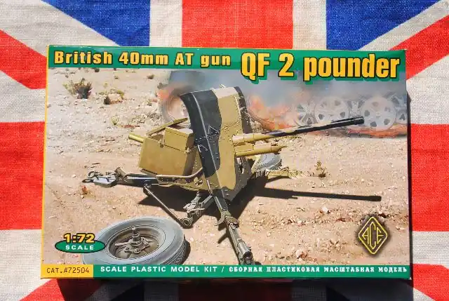 ACE72504 British 40mm AT Gun QF 2 POUNDER Tijdelijk Beschikbaar